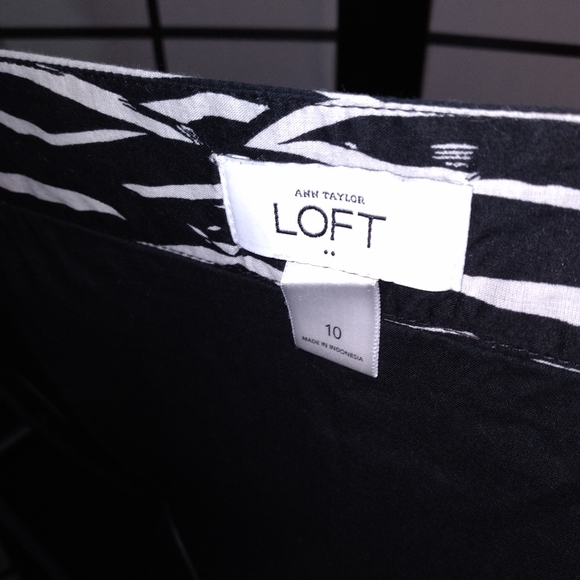 27A. Ann Taylor LOFT Ruffled Cotton Skirt - Picture 2 of 14